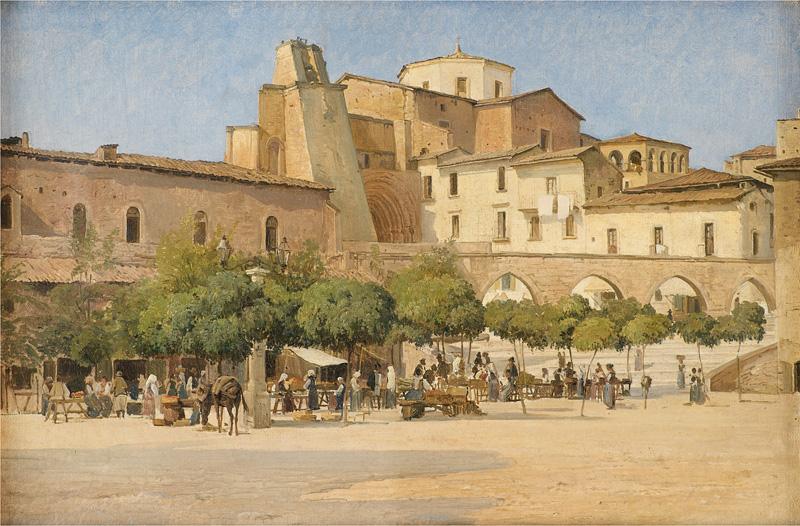  The square in Sulmona